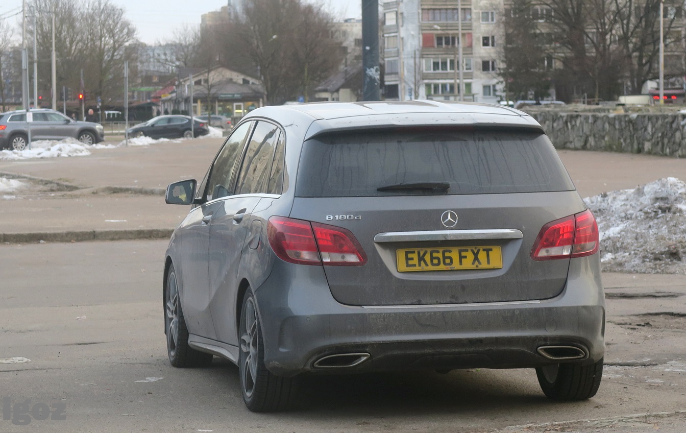 EK66FXT, Mercedes-Benz B-Klasse 2nd gen (W242/W246), 2011–2014 (general model)