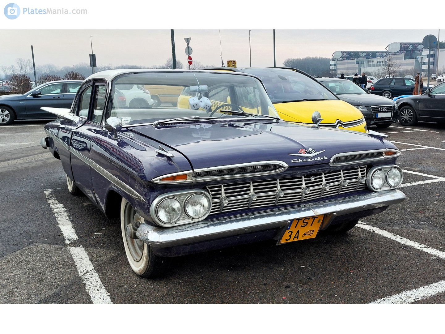 TST 3A, Chevrolet Bel Air 4th gen 1960 4-door Sedan (1519/1619; B-body), facelift, 1959–1960