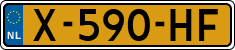 License plate of the Netherlands, Cars