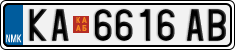 License plate of North Macedonia, Regular plates (2012)