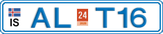 License plate of Iceland, Cars