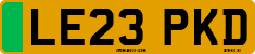 License plate of the United Kingdom, 2001 year system