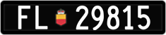 License plate of Liechtenstein, Cars