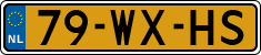 License plate of the Netherlands, Trailers