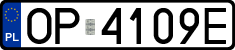 License plates of Poland, Regular car plates