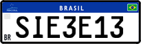 License plate of Brazil, Private owners (Mercosul)