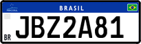 License plate of Brazil, Private owners (Mercosul)