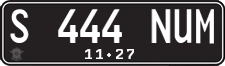 License plate of Indonesia, Regular plates
