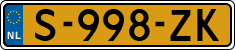 License plate of the Netherlands, Cars