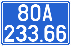 License plate of Vietnam, Government and public administrations