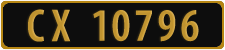 License plate of Norway, Tax-exempt vehicles