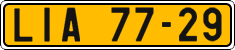 License plate of the Czech Republic, Commercial vehicles (1960)