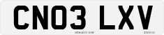 License plate of the United Kingdom, 2001 year system