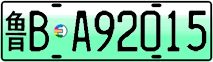 License plate of China, Electric vehicles