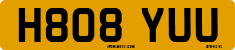 License plate of the United Kingdom, 1983 year system