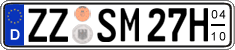 German license plate, Seasonal plates (Oldtimers)