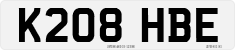 License plate of the United Kingdom, 1983 year system
