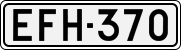 License plate of Finland, Cars