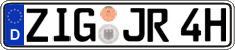 German license plate, Plates for oldtimers (type 
