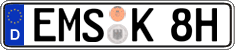 German license plate, Plates for oldtimers (type 