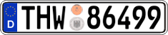 German license plate, Authorities and federal agencies