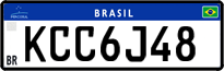 License plate of Brazil, Private owners (Mercosul)