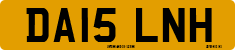 License plate of the United Kingdom, 2001 year system