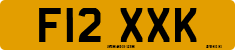 License plate of the United Kingdom, 1983 year system