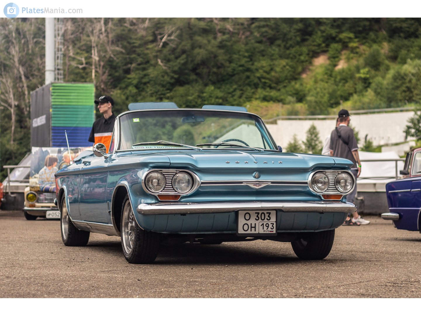 о 303 он 193, Chevrolet Corvair 1st gen 2-door Convertible (67; Z-body), 1961–1964