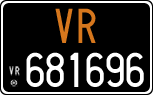 License plate of Italy, Cars (1927 year series)