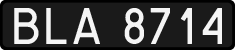 License plates of Poland, 1976 year system