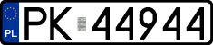 License plates of Poland, Regular car plates