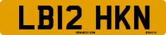 License plate of the United Kingdom, 2001 year system
