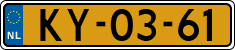 License plate of the Netherlands, Military