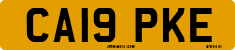 License plate of the United Kingdom, 2001 year system