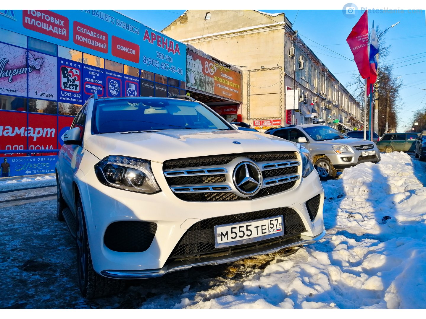 м 555 те 57, Mercedes-Benz GLS-Klasse 1st gen (X166), 2016–2019