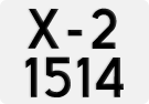 License plate of Norway, 1913-1971 - system