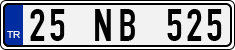 License plate of Turkey, Regular plates