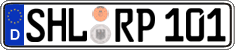 German license plate, Regular plates