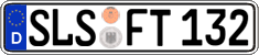 German license plate, Regular plates