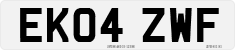 License plate of the United Kingdom, 2001 year system