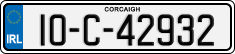License plate of Ireland, Regular plates