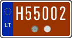 License plate of Lithuania, Oldtimers