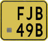 License plate of the Netherlands, Mopeds