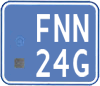 License plate of the Netherlands, Mopeds