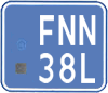 License plate of the Netherlands, Mopeds