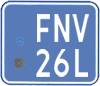 License plate of the Netherlands, Mopeds