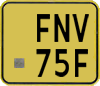 License plate of the Netherlands, Mopeds