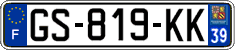 French license plate, SIV (ordinary)