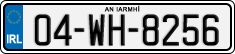 License plate of Ireland, Regular plates
